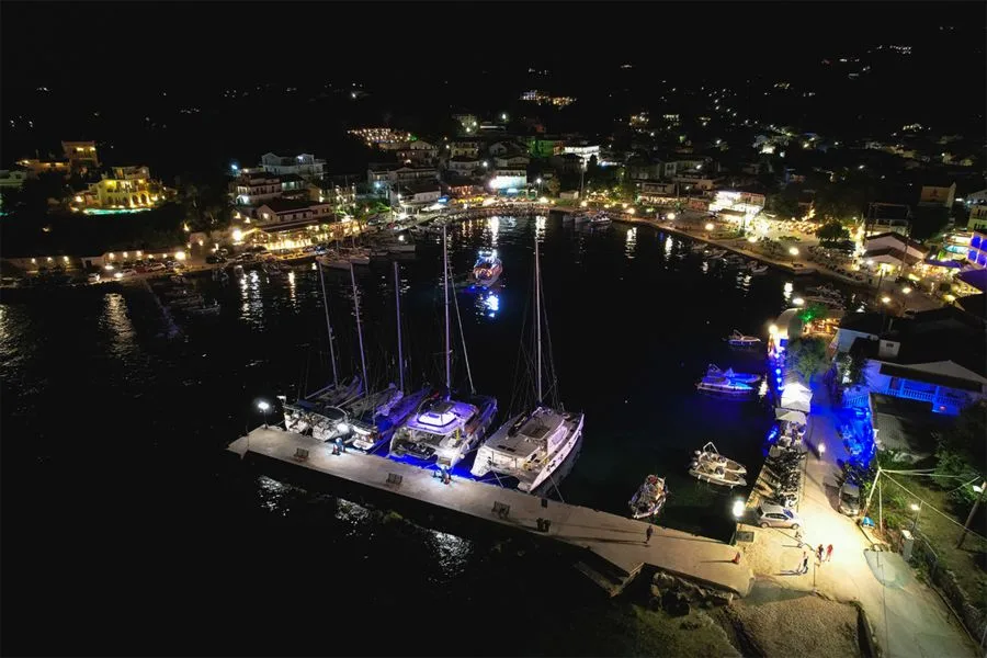Evening view of Gaios harbour, Paxos